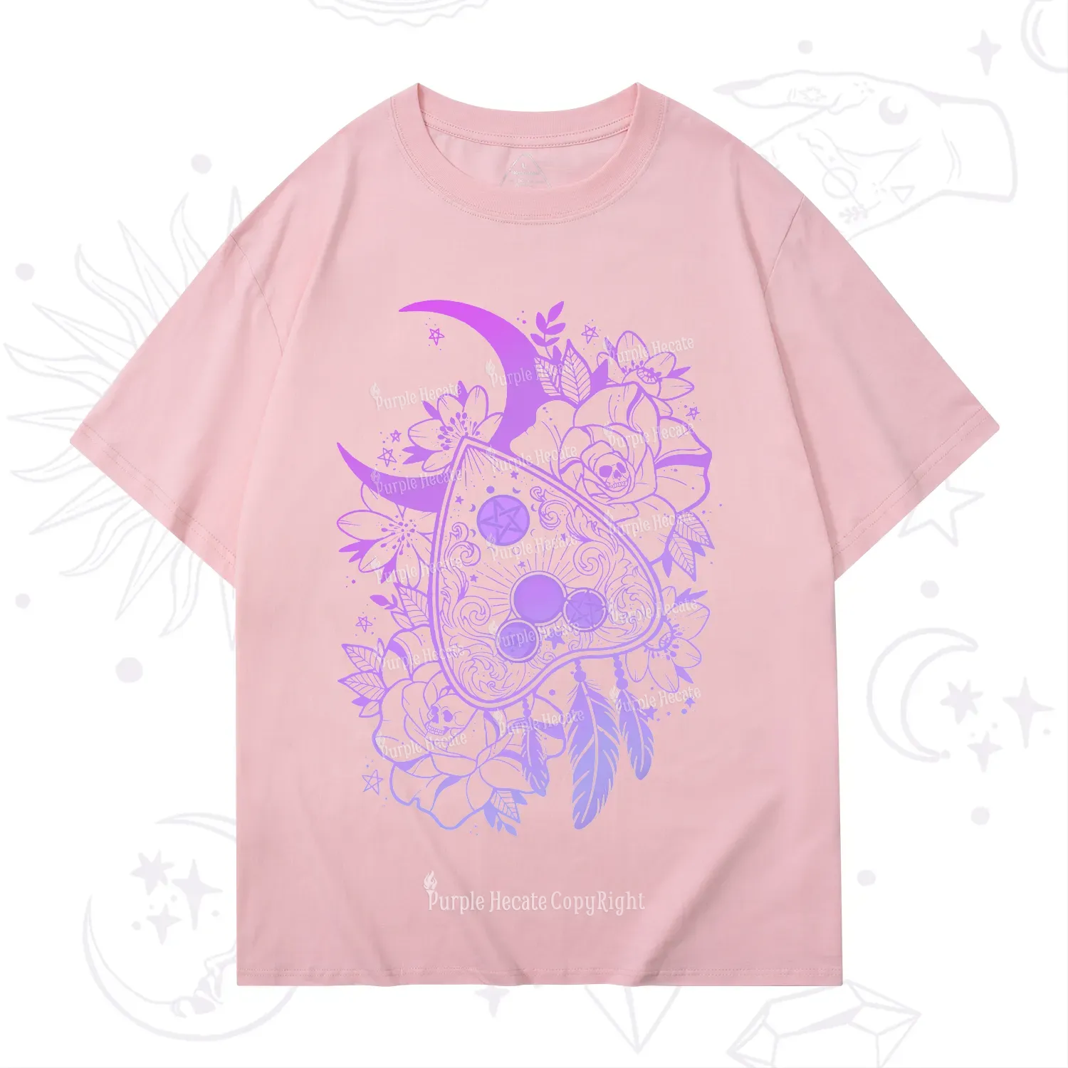 Purplehecate Neon Ouija T-Shirt