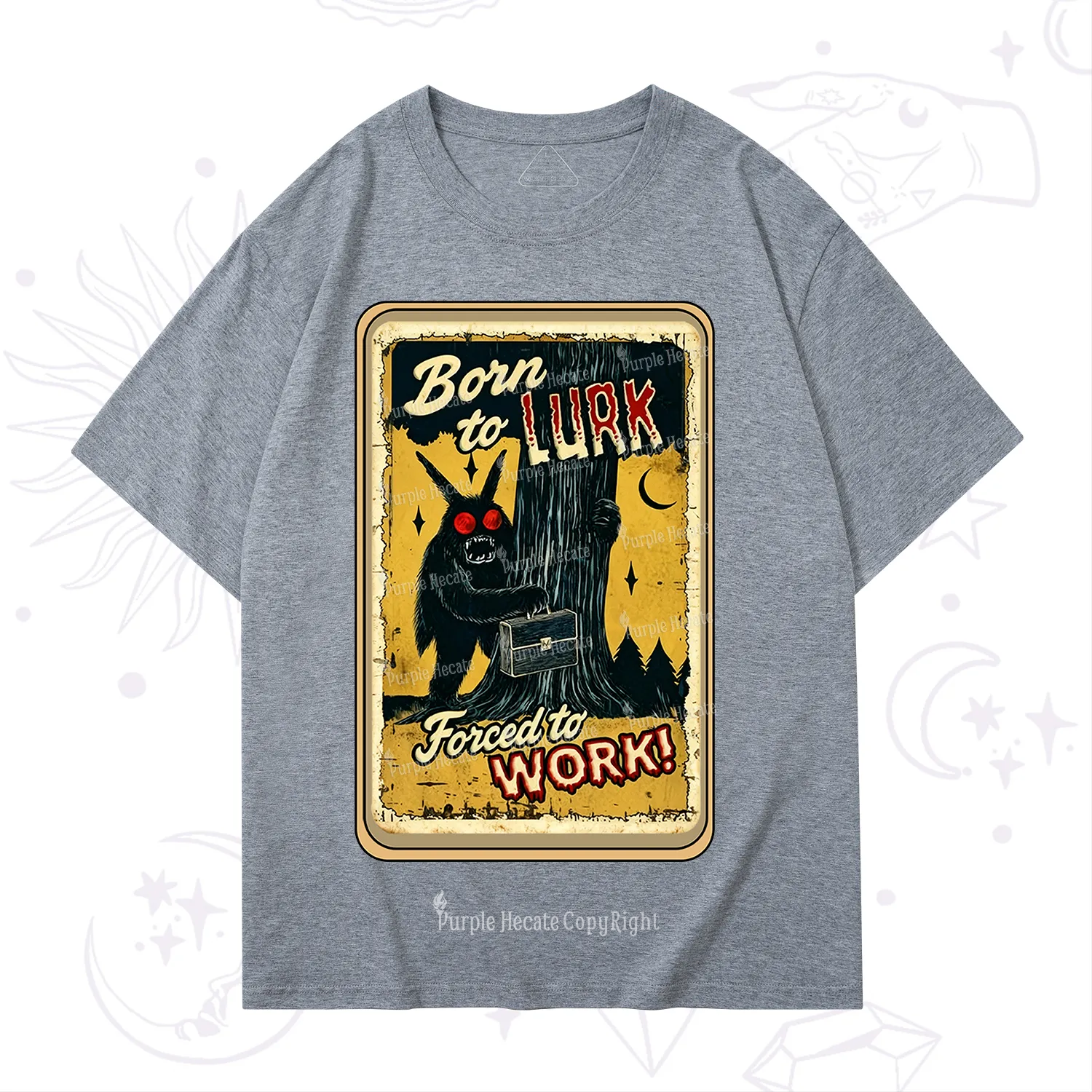 Purplehecate Cryptid Mothman Horror T-Shirt