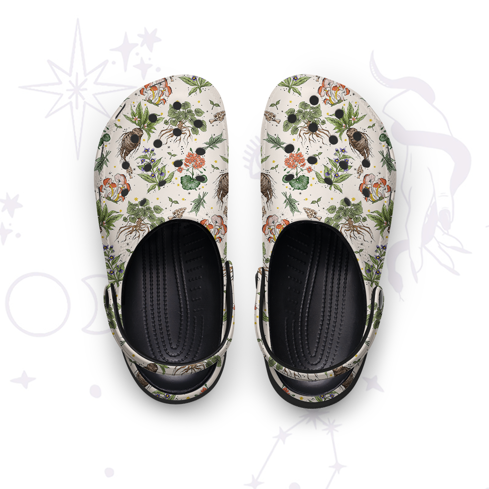 Purplehecate Magical Herbcraft Rubber Clogs