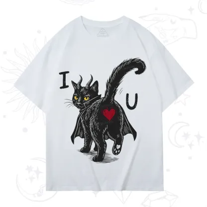 Purplehecate Bad Bad Evil Cat T-Shirt