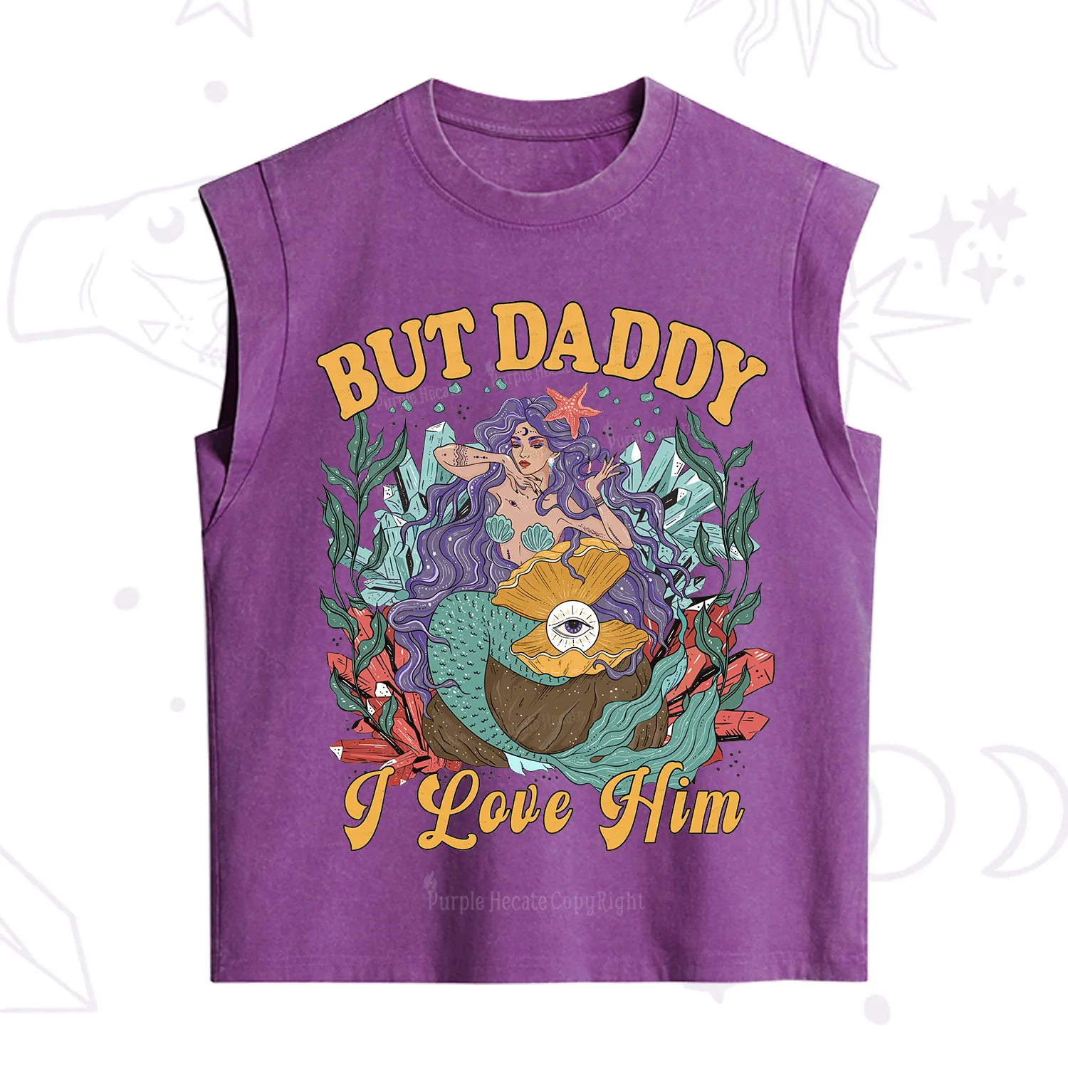 Purplehecate But Daddy I Love Him Vintage Washed Tank