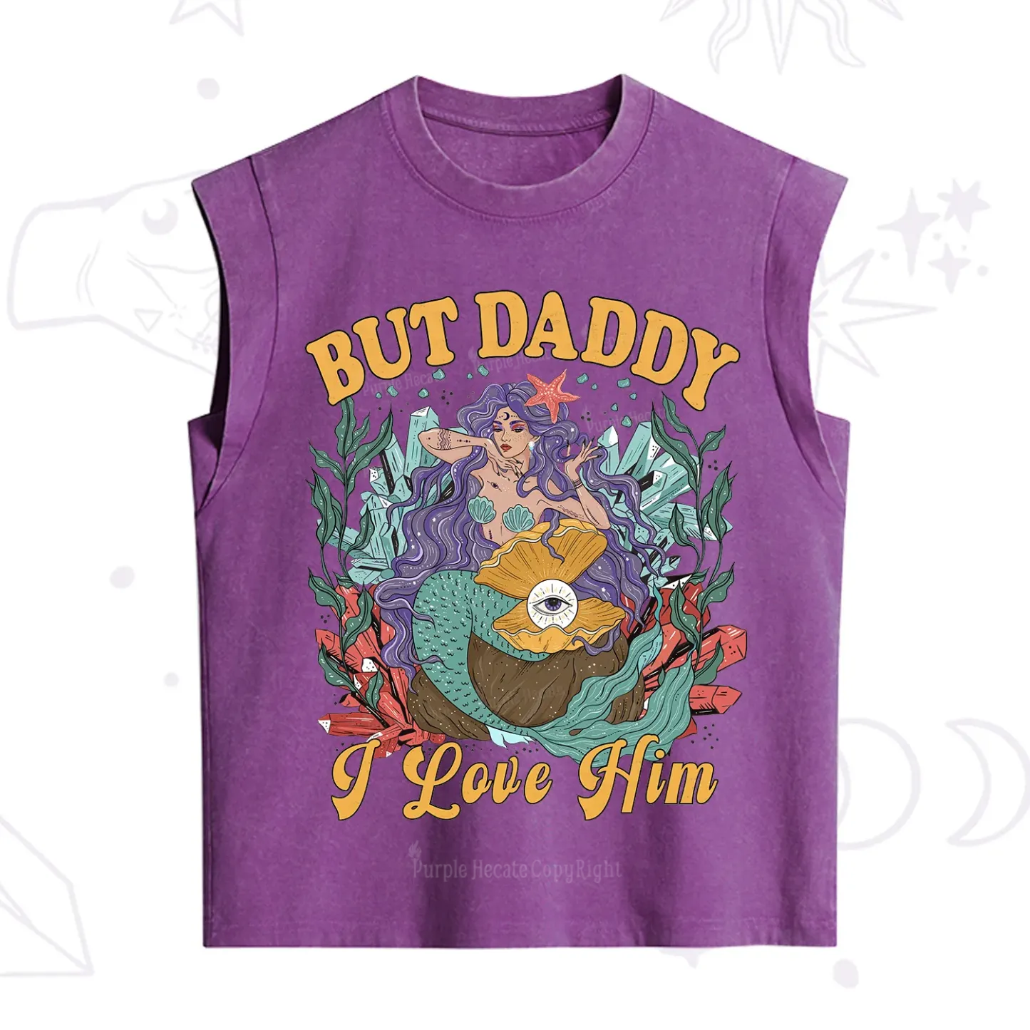 Purplehecate But Daddy I Love Him Vintage Washed Tank