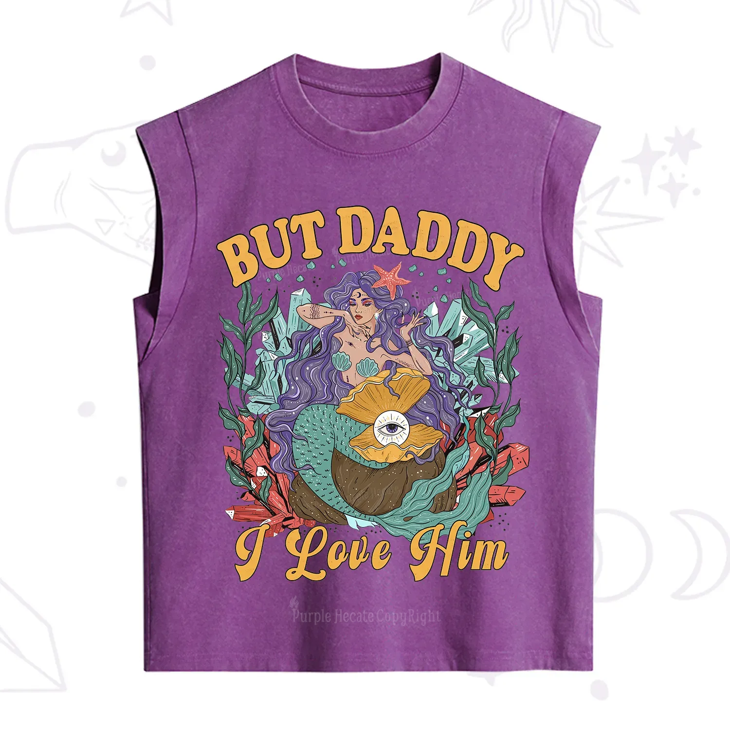 Purplehecate But Daddy I Love Him Vintage Washed Tank
