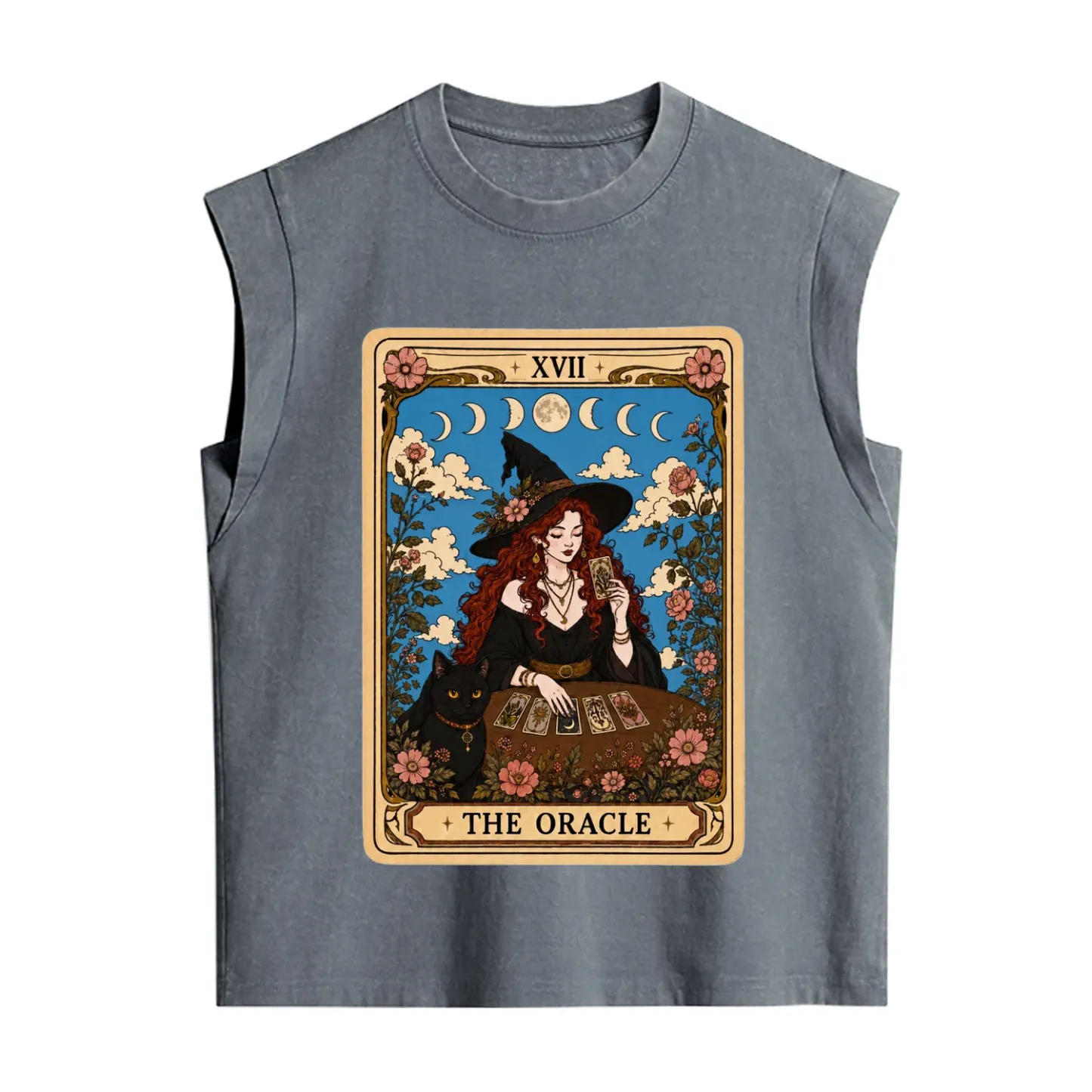 Purplehecate The Oracle Witch Tarot Vintage Washed Tank