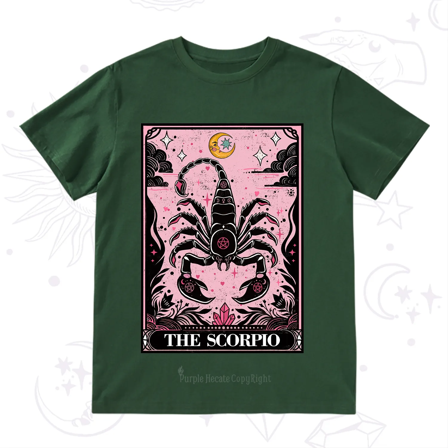Purplehecate The Scorpio Tarot Zodiac T-Shirt