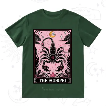 Purplehecate The Scorpio Tarot Zodiac T-Shirt
