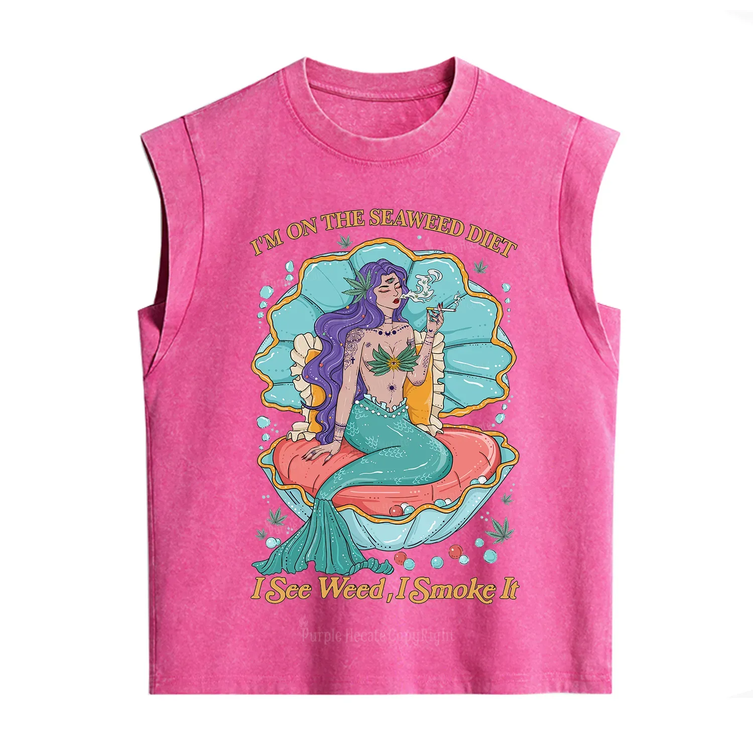 Purplehecate I See Weed I Smoke It Vintage Washed Tank