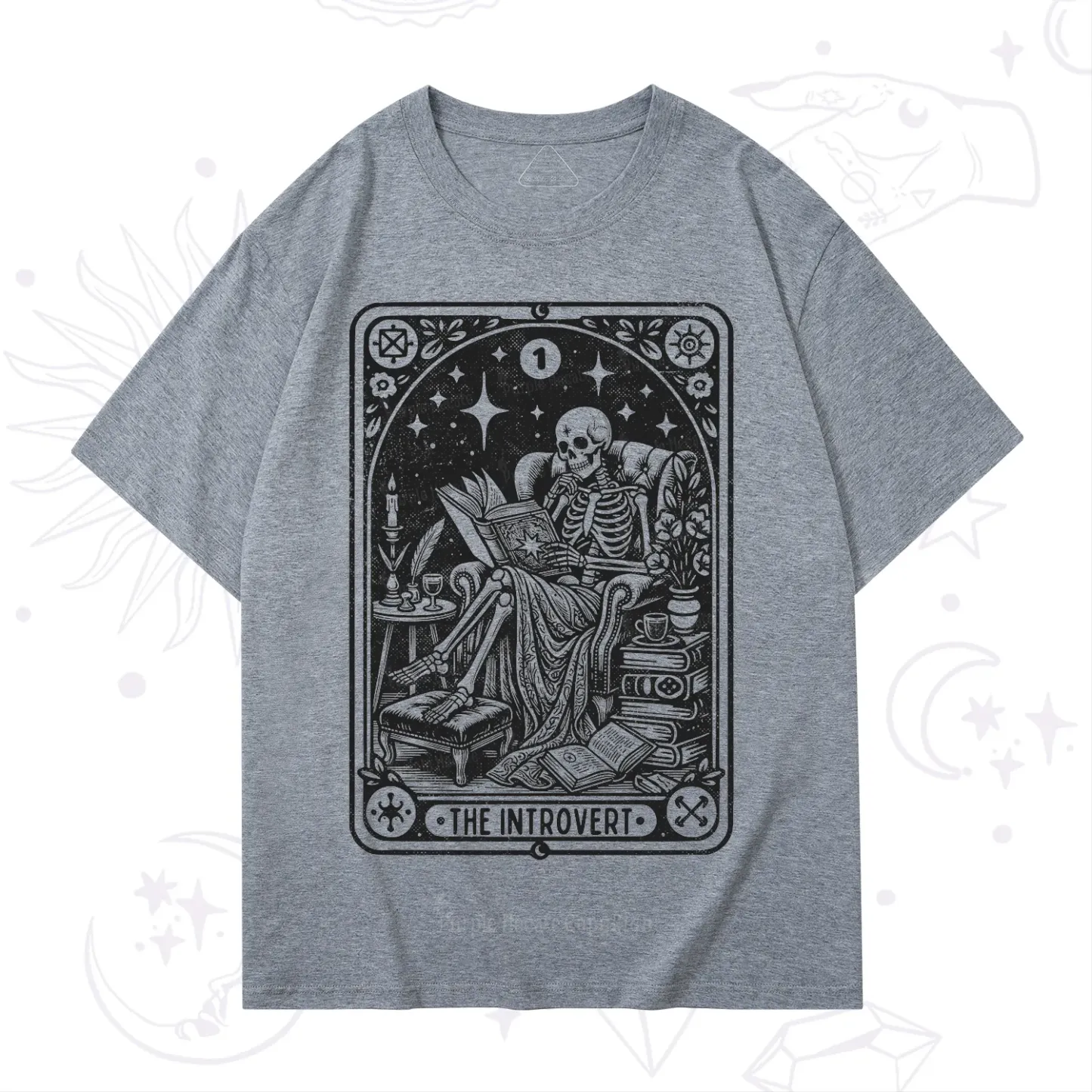 Purplehecate The Introvert Tarot Card T-Shirt