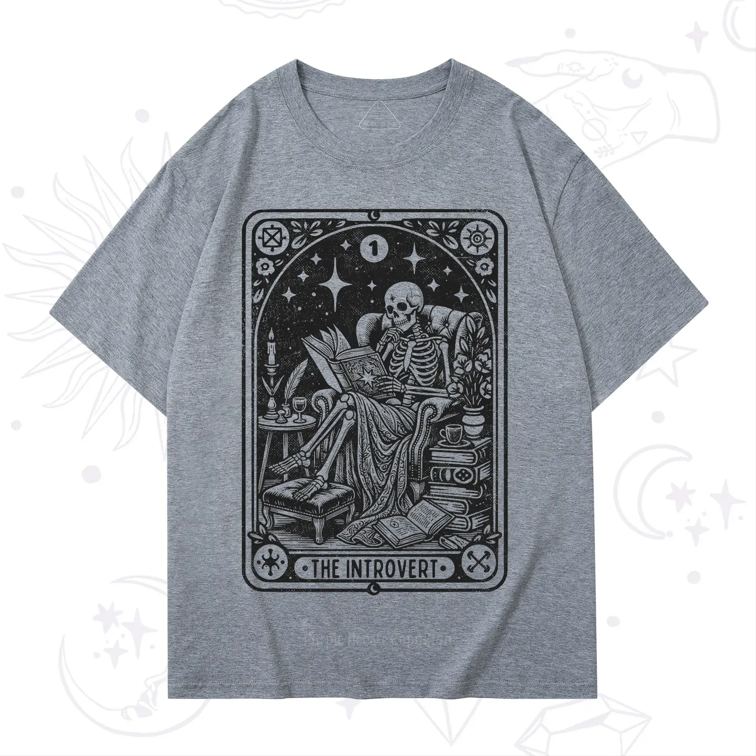 Purplehecate The Introvert Tarot Card T-Shirt