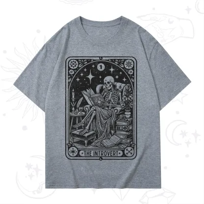 Purplehecate The Introvert Tarot Card T-Shirt
