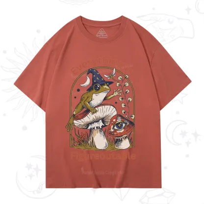 Purplehecate Everything Is Figureoutable Frog T-Shirt