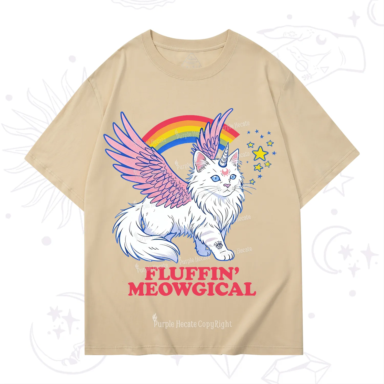 Purplehecate Fluffin Meowgical T-Shirt