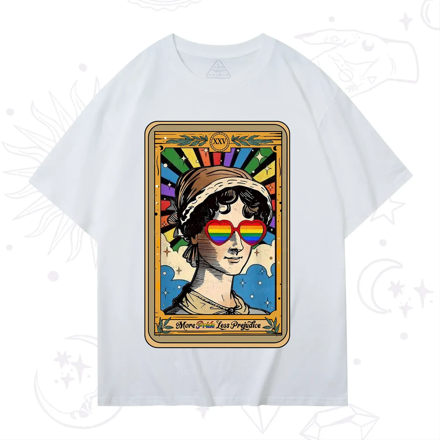 Purplehecate The More Pride Less Prejudice Tarot T-Shirt