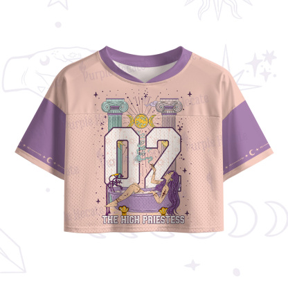 Purplehecate The High Priestess Crop Sports Jersey