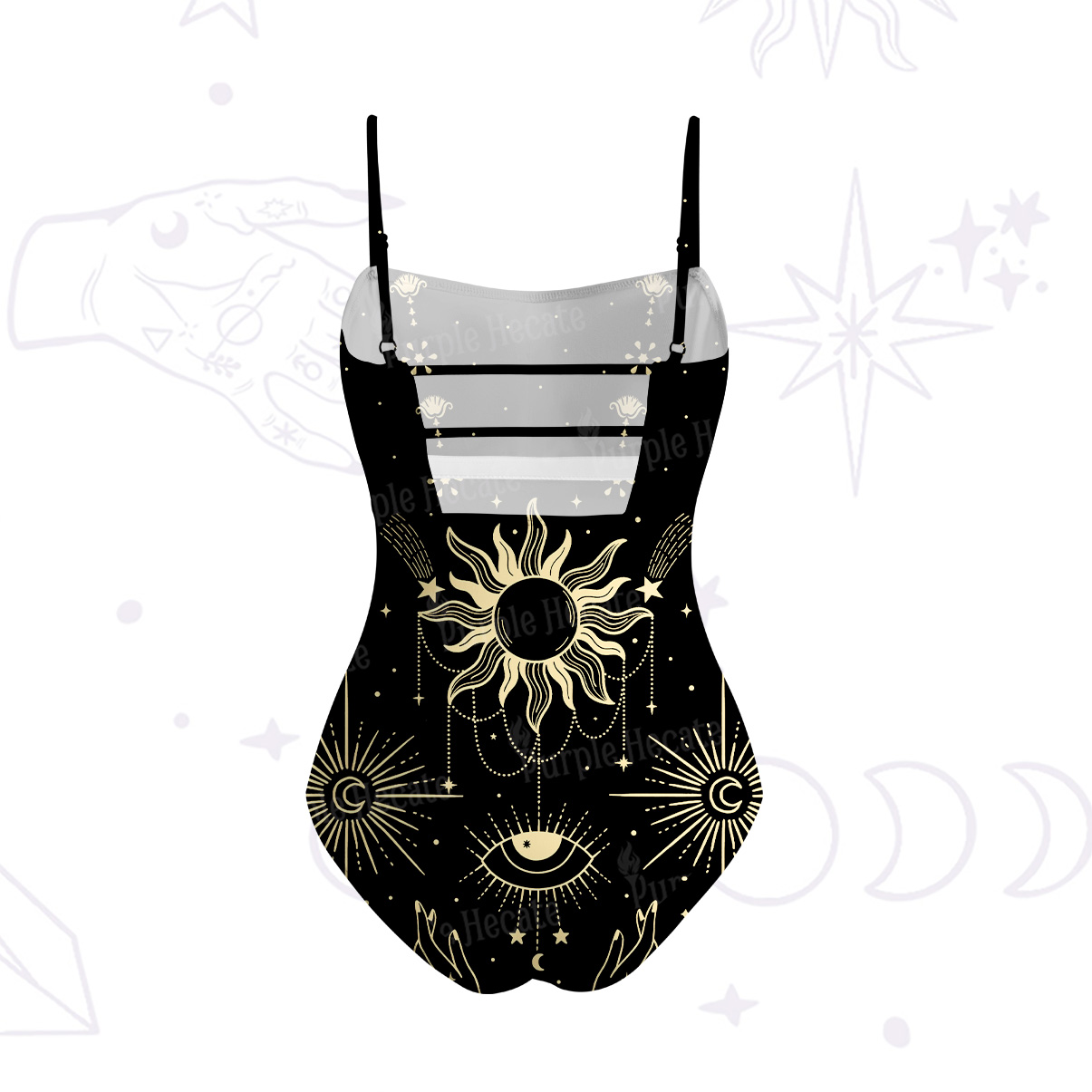 Purplehecate Solar Oracle One-Piece Swimsuit