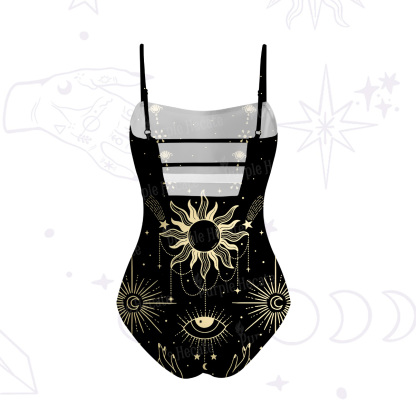 Purplehecate Solar Oracle One-Piece Swimsuit