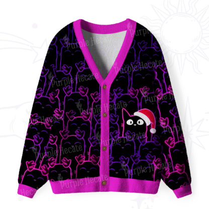 Purplehecate Reindeer Was Sold Out Christmas  Ugly Cardigan Sweaters
