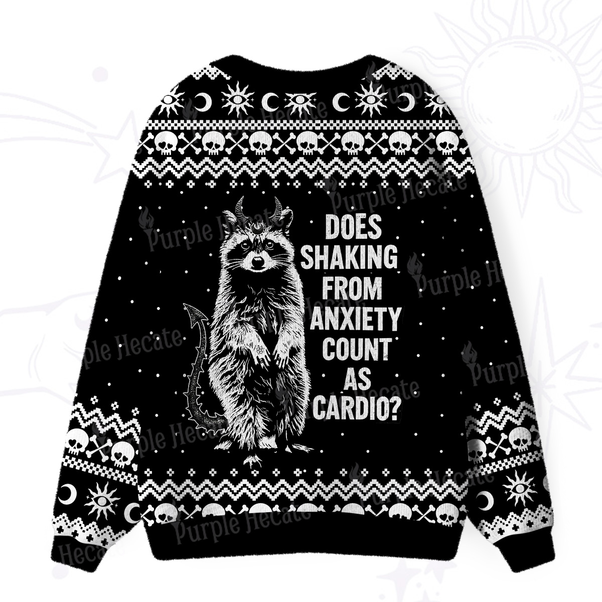 Purplehecate Does Shaking From Anxiety Count As Cardio Ugly Cardigan Sweaters