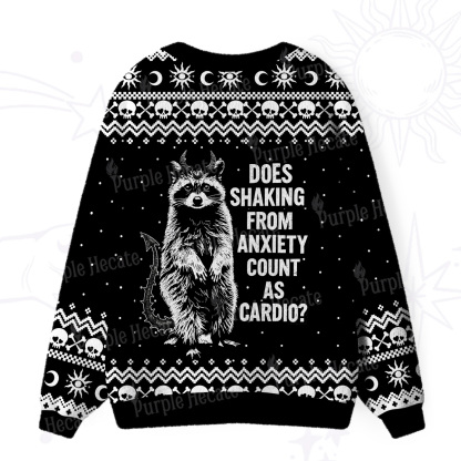 Purplehecate Does Shaking From Anxiety Count As Cardio Ugly Cardigan Sweaters