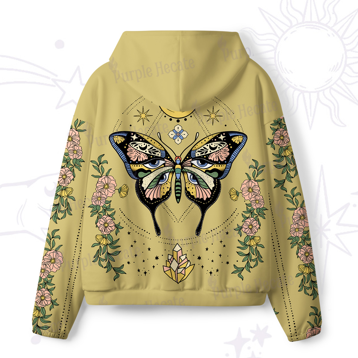 Purplehecate Magical Soul All-Over Print Hoodie