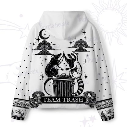 Purplehecate The Team Trash Raccoon Tarot All-Over Print Hoodie