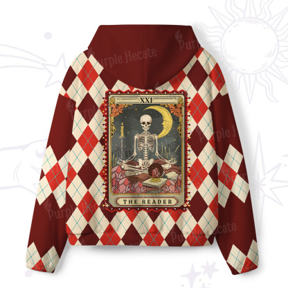 Purplehecate The Reader Tarot All-Over Print Hoodie
