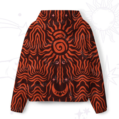 Purplehecate Solar Ritual All-Over Print Hoodie