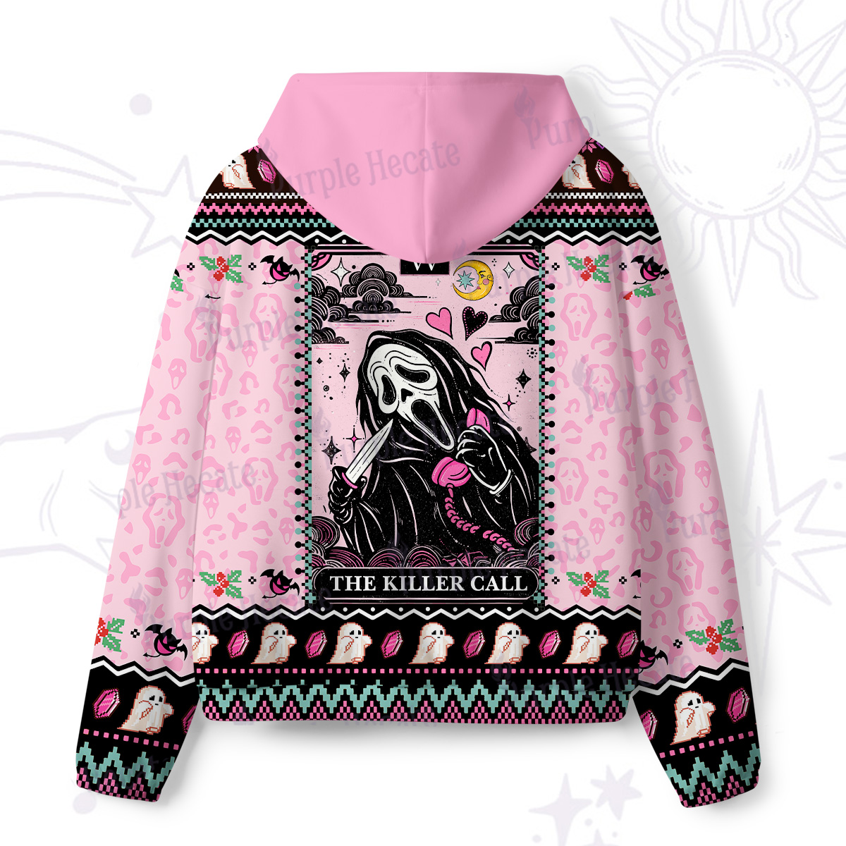 Purplehecate The Killer Call All-Over Print Hoodie