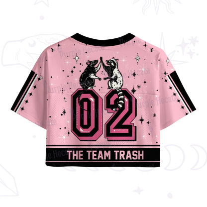 Purplehecate The Team Trash Crop Sports Jersey