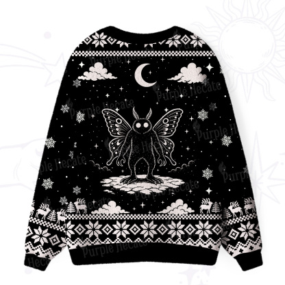 Purplehecate Dark Moth Ugly Cardigan Sweaters
