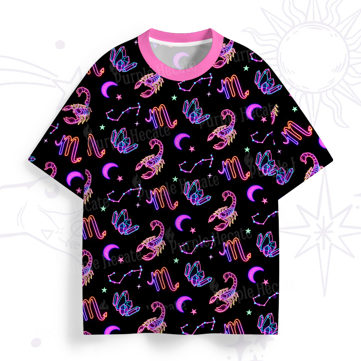 Purplehecate Scorpio Spirit Zodiac All Over Print T-Shirt