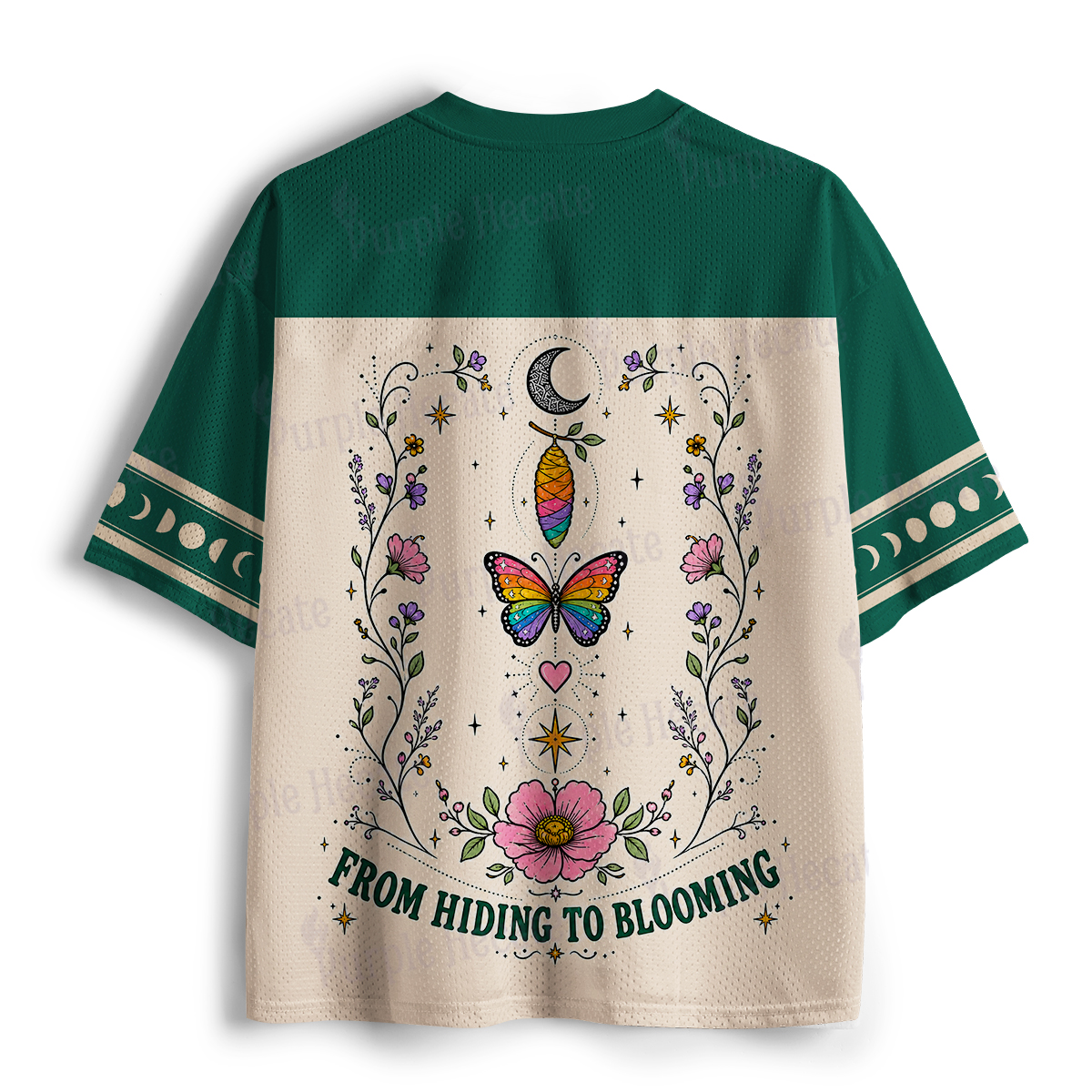 Purplehecate Becoming Is Beautiful Rainbow Butterfly Mesh Jersey