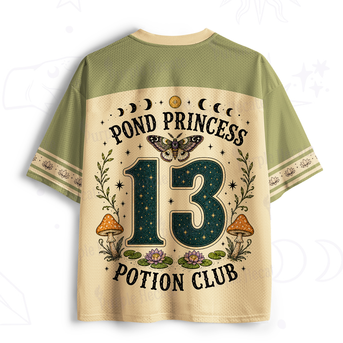 Purplehecate Potion Pond Princess Witchy Frog Mesh Jersey