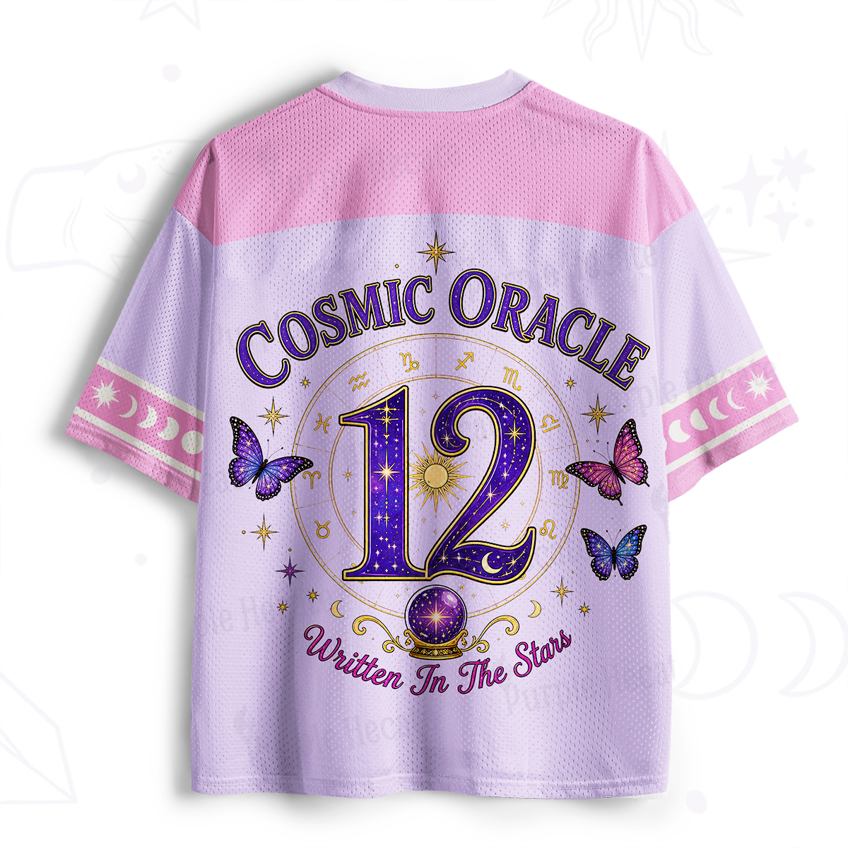 Purplehecate Cosmic Oracle Astrological Witchy Mesh Jersey