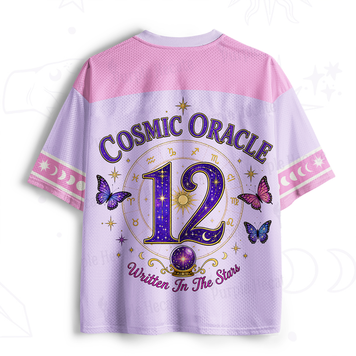 Purplehecate Cosmic Oracle Astrological Witchy Mesh Jersey