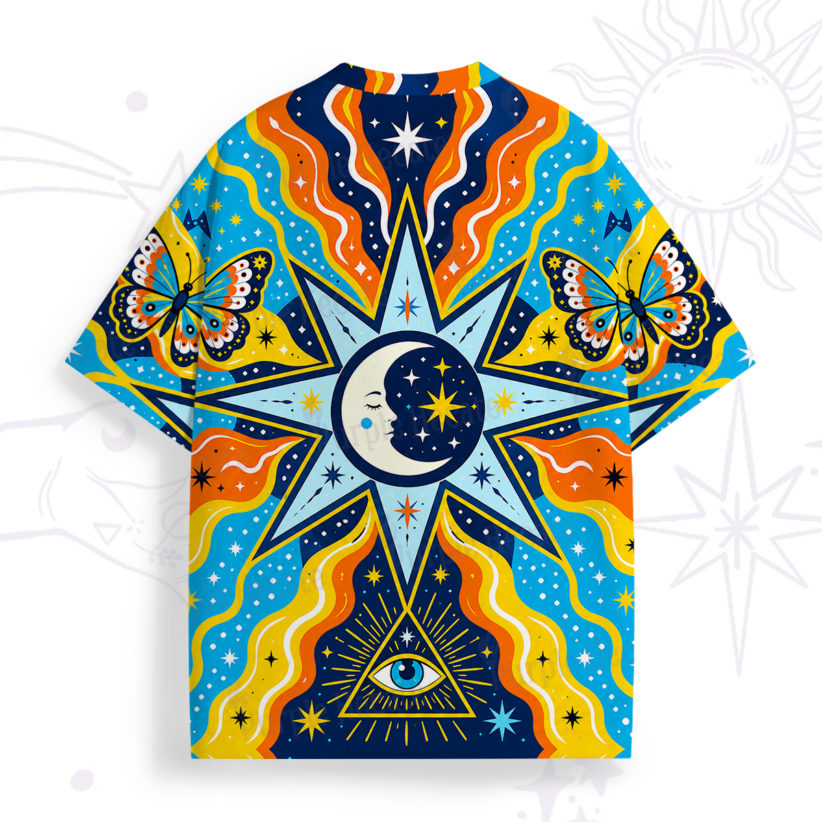 Purplehecate Mystic Solar Compass All Over Print T-Shirt