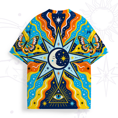 Purplehecate Mystic Solar Compass All Over Print T-Shirt