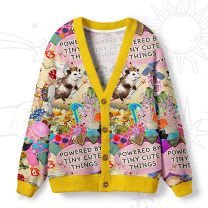 Purplehecate The Opossum Queen's Hoard Ugly Cardigan Sweaters