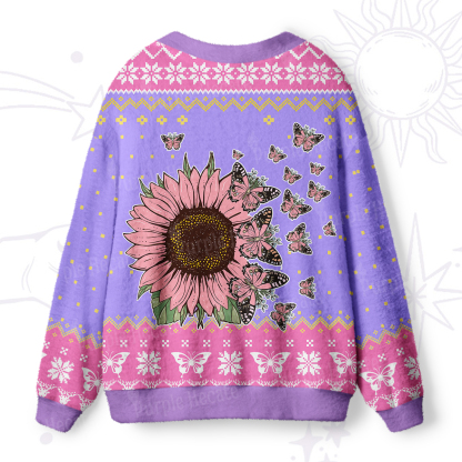 Purplehecate Enchanted Sunflower Garden Ugly Cardigan Sweaters