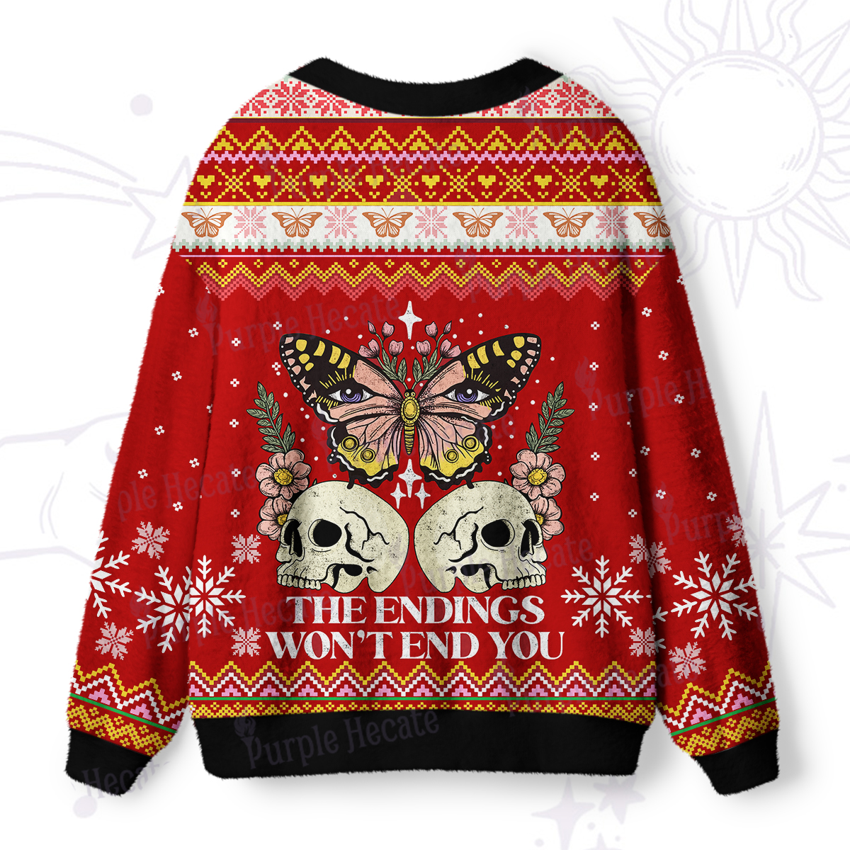 Purplehecate The Endings Won't End You Ugly Cardigan Sweaters