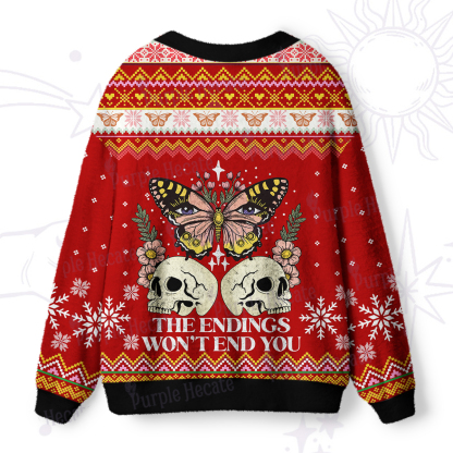 Purplehecate The Endings Won't End You Ugly Cardigan Sweaters