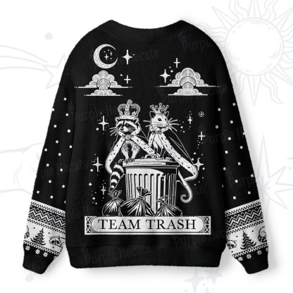 Purplehecate The Team Trash Kingdom Ugly Cardigan Sweaters