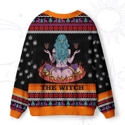 Purplehecate The Witch Ugly Cardigan Sweaters
