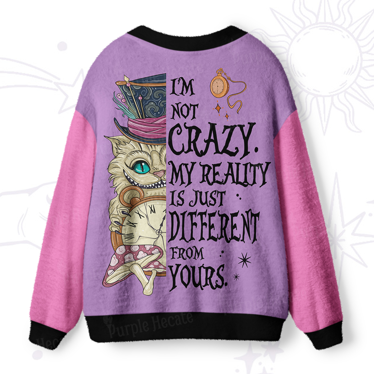 Purplehecate Unique Not Ordinary Ugly Cardigan Sweaters