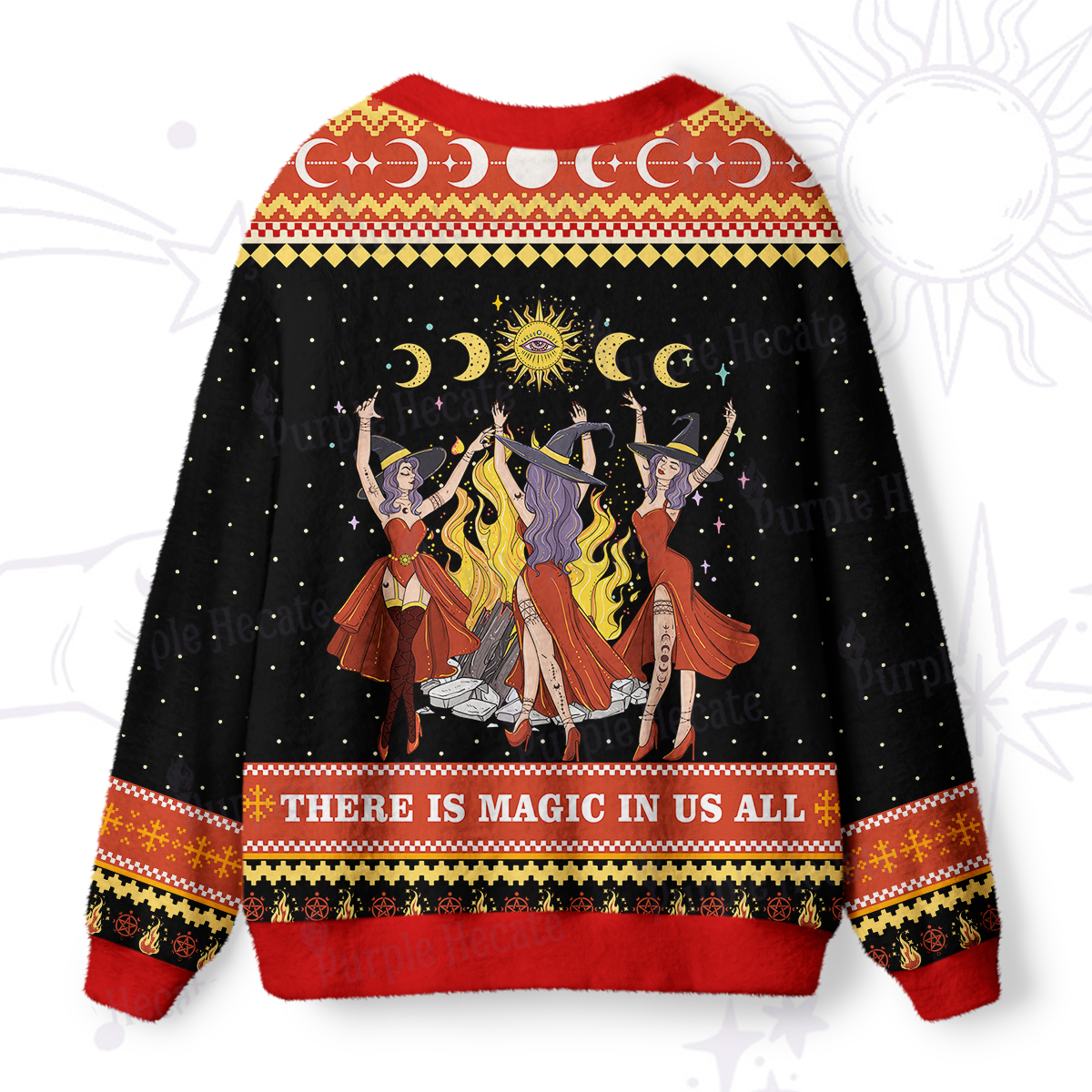 Purplehecate There Is Magic In Us All Ugly Cardigan Sweaters