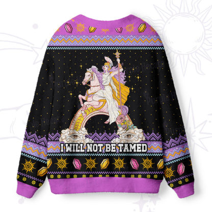 Purplehecate I Will Not Be Tamed Ugly Cardigan Sweaters
