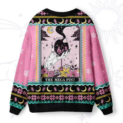 Purplehecate The Mega Pint Tarot Card Ugly Cardigan Sweaters