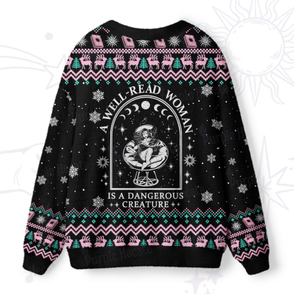 Purplehecate A Well Read Woman Bookish Ugly Cardigan Sweaters