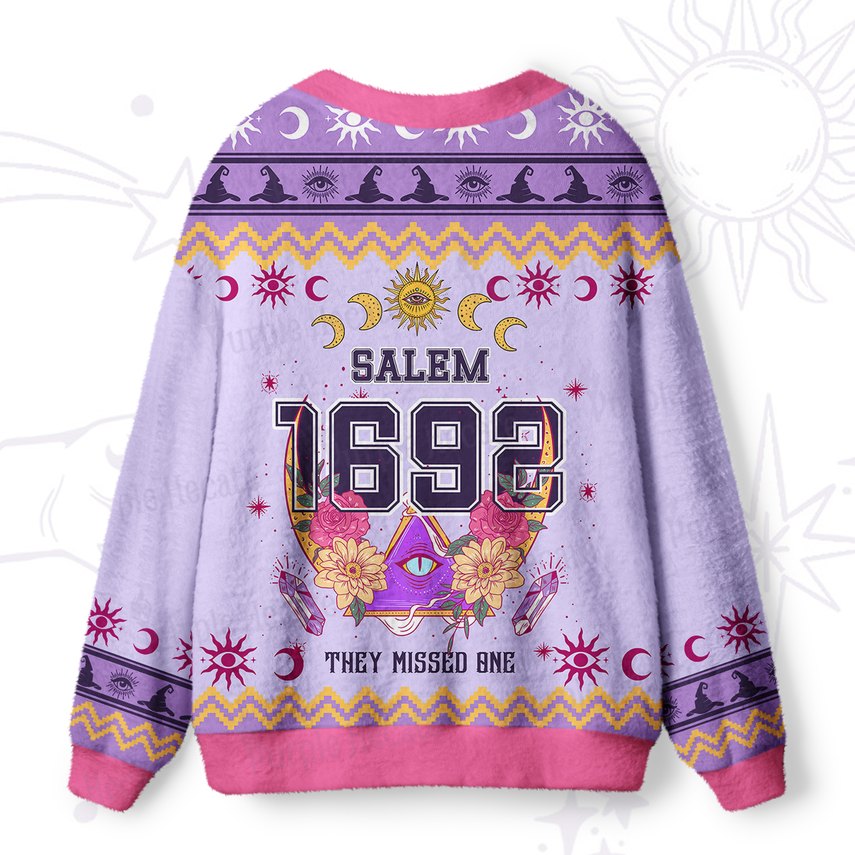 Purplehecate Salem 1692 They Missed One Ugly Cardigan Sweaters