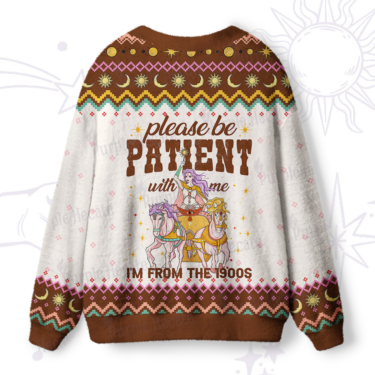 Purplehecate Please Be Patient With Me I'm From The 1900s Ugly Cardigan Sweaters